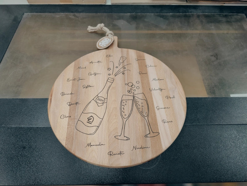 Serveerplank rond Beuken XL BD