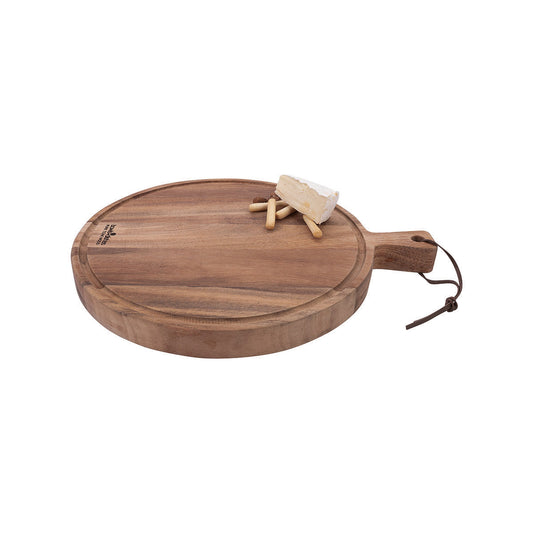 Serveerplank rond Teakhout BD