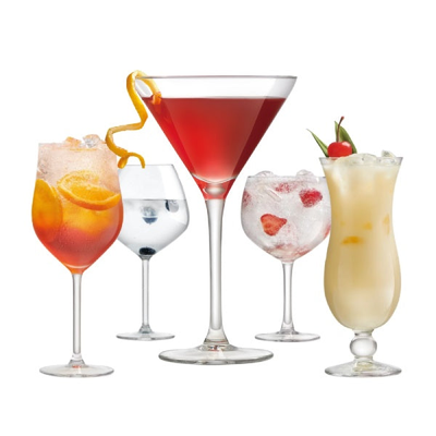 Cocktailglazen incl. graveren