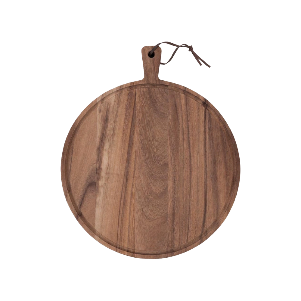 Serveerplank rond Teakhout BD XL